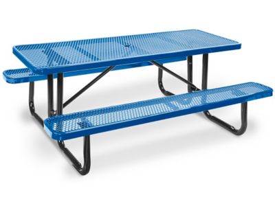  Table de pique-nique en métal – 6 pi, rectangulaire
