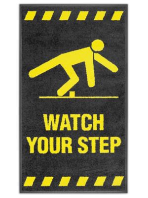 WATCH-YOUR-STEP® ANTI-SLIP BATH MAT WITH 'TOO HOT' INDICATOR