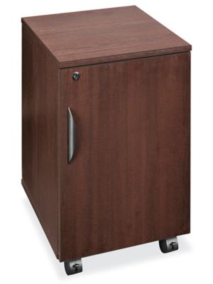 Downtown Mobile Cabinet Pedestal - Espresso