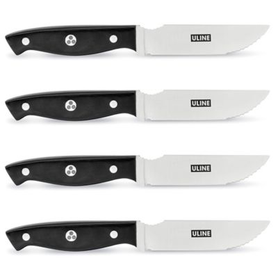 Steak Knife Set, Serrated Knife, Stainless Steel Sharp Knives Set