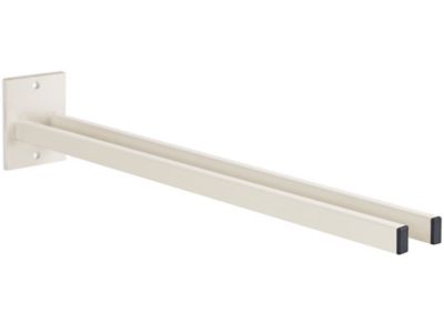 Tool Rack - Extra Long Double Prong, 24", Cream H-10107