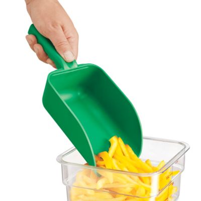 Food Safe Hand Scoops Remco Color-Coded Plastic Hand Scoops 3-Pack - 16 ...
