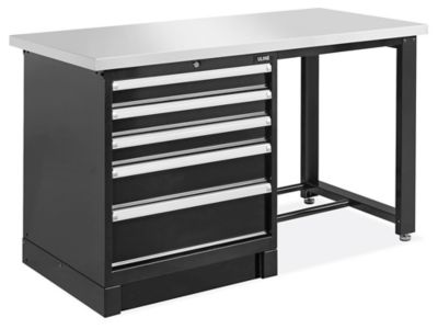 Modular Drawer 1-Pedestal Workbench - 60 x 30
