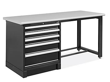 Modular Drawer Workbench - 72 x 30", Laminate Top H-10196-LAM