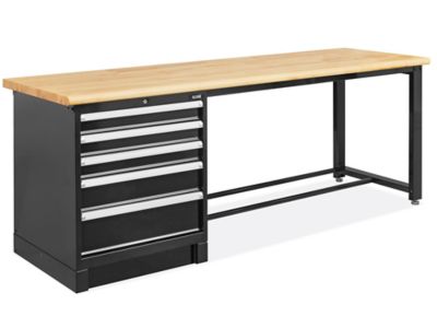 Modular Drawer 1-Pedestal Workbench - 96 x 30