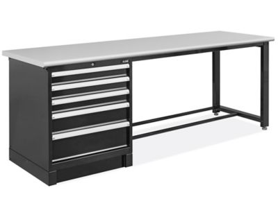 Modular Drawer 1-Pedestal Workbench - 96 x 30