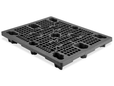 Industrial Plastic Pallet - 48 x 40, Black