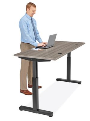 Vari Electric Standing Desk 72 x 30 (VariDesk) - Electric Height Adjustable Desk - Standing Desk for Office or Home - Adjustable