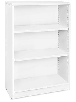 Designer Bookcase - 3-Shelf, White H-10250W