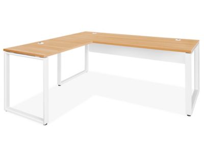 X19 Desk w/ Modesty Panel - Larch 79 In - Cantoni