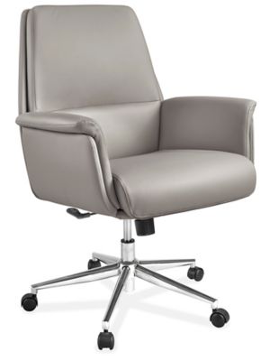 Gray bucket outlet chair