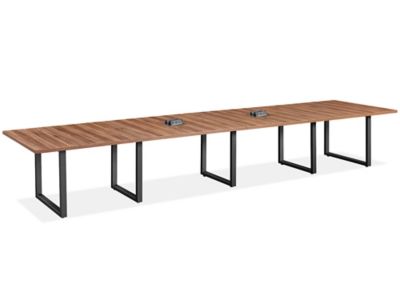 Metro Conference Table - Powered, 192 x 48", Walnut H-10281