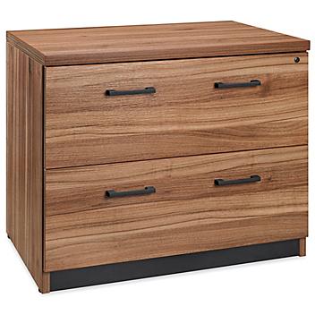 Metro Lateral File Cabinet - 2-Drawer, Walnut H-10303