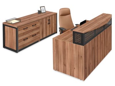 Metro Storage Credenza - Lateral File and Cabinet, Walnut H-10307