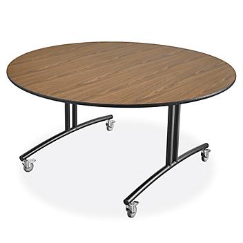 Flip-Top Cafeteria Table - Walnut H-10333WAL
