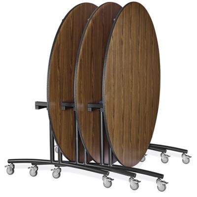 Flip-Top Cafeteria Table - Walnut H-10333WAL - ULINE