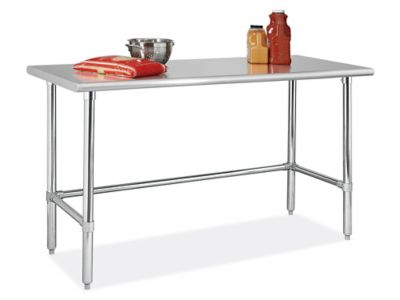その他 STAINLESS CONTAINER TABLE TOP 74L Lakeside 8384 Nesting Utility Table, Stainless Steel, 22