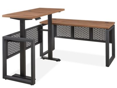Harlaut apparel ヘンリックハーロゥ1080 ブラウン L 新品 Metro L-Desk with Adjustable Height Return - 60 x 72