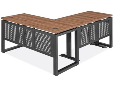 Harlaut apparel ヘンリックハーロゥ1080 ブラウン L 新品 Metro L-Desk with Adjustable Height Return - 60 x 72
