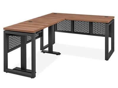 Metro L-Desk with Adjustable Height Return - 60 x 72