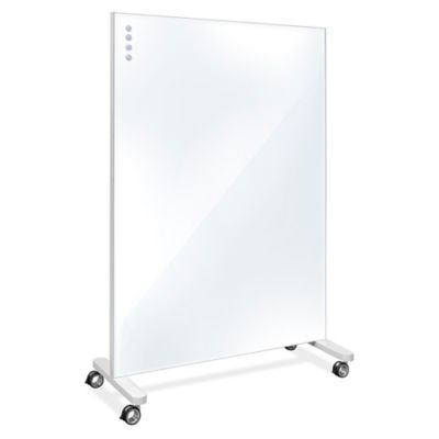 Glass Dry Erase Partition - 4 x 6' H-10415