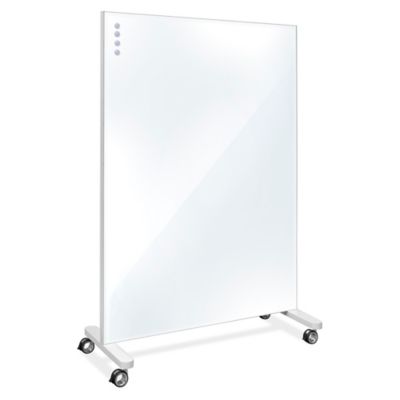 Mobile Glass Dry Erase Board - 6 x 4' H-8534 - Uline