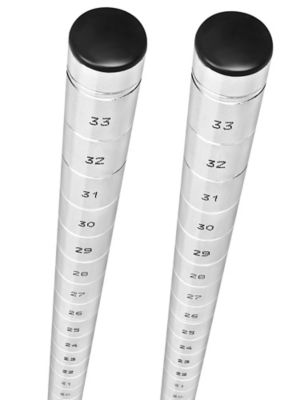Post for Epoxy Wire Shelving - 34", Zinc H-10433