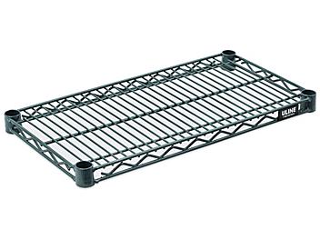Additional Epoxy Wire Shelves - 24 x 12", Green H-10435G