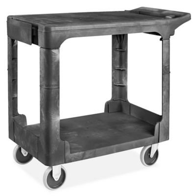  Rubbermaid<sup>&reg;</sup> Classic Flat Shelf Utility Cart - 38 x 19 x 33"
