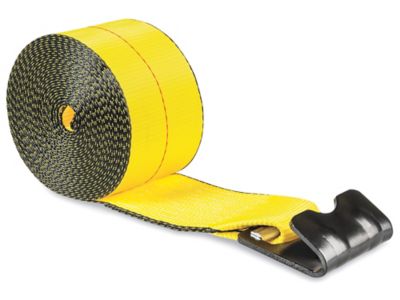 Uline Flat Hook Winch Strap - 4" x 30', 16,200 lb Capacity H-10447