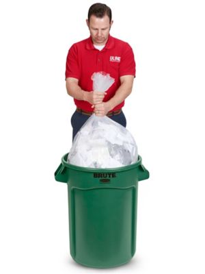 30 Gallon Rubbermaid Green Trash Can w/ Lid - (Available For Local Pick Up  Only) - Greschlers Hardware