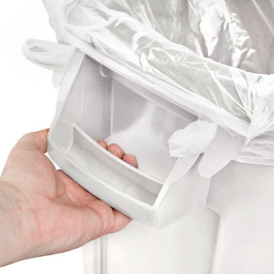 Rubbermaid® Brute® Trash Can - 44 Gallon, White H-1046W - ULINE