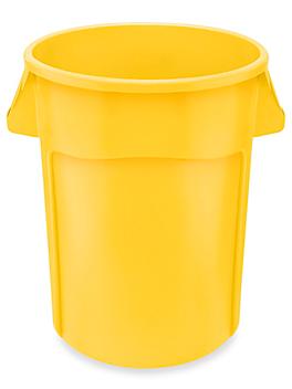 Rubbermaid&reg; Brute&reg; Trash Can - 44 Gallon, Yellow H-1046Y