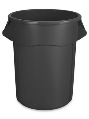 Rubbermaid BRUTE 55 Gallon Black Round Trash Can