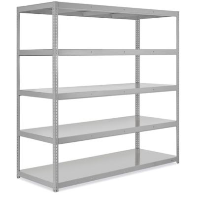 Solid Stainless Steel Shelving - 36 x 24 x 72 H-5468 - Uline