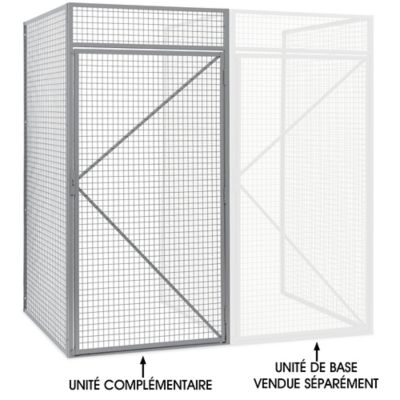 Add-On Unit for Bulk Storage Locker - Single Tier, 48 x 48" H-10490-ADD