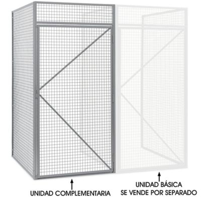 Unidad Complementaria para Locker para Almacenamiento de Artículos Grandes - Un Nivel, 48 x 48" H-10490-ADD