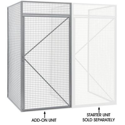 Add-On Unit for Bulk Storage Locker - Single Tier, 48 x 48" H-10490-ADD