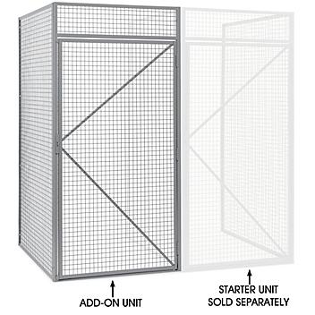 Add-On Unit for Bulk Storage Locker - Single Tier, 48 x 48" H-10490-ADD