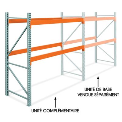 Add-On Unit for Heavy-Duty Pallet Rack - 96 x 42 x 96" H-10504-ADD