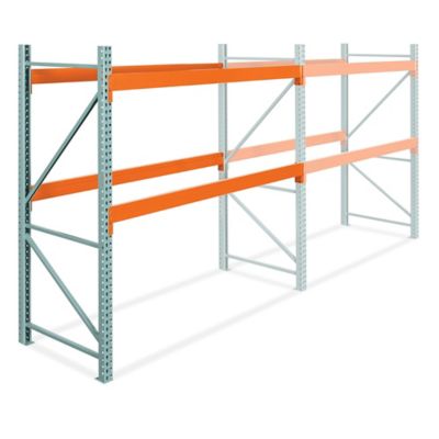 Two-Shelf Heavy-Duty Pallet Rack Starter Unit - 96 x 42 x 96