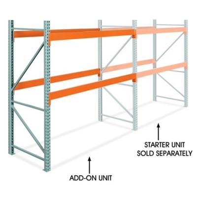 Add-On Unit for Heavy-Duty Pallet Rack - 96 x 42 x 96" H-10504-ADD
