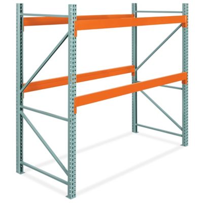 TwoShelf HeavyDuty Pallet Rack Starter Unit 96 x 48 x 96" H10505
