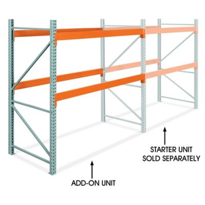 Add-On Unit for Heavy-Duty Pallet Rack - 96 x 48 x 96" H-10505-ADD