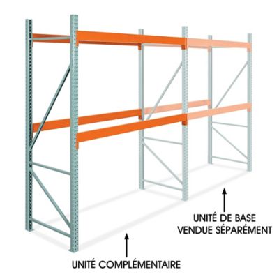 Add-On Unit for Heavy-Duty Pallet Rack - 96 x 42 x 120" H-10508-ADD