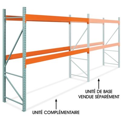 Add-On Unit for Heavy-Duty Pallet Rack - 144 x 42 x 120" H-10510-ADD