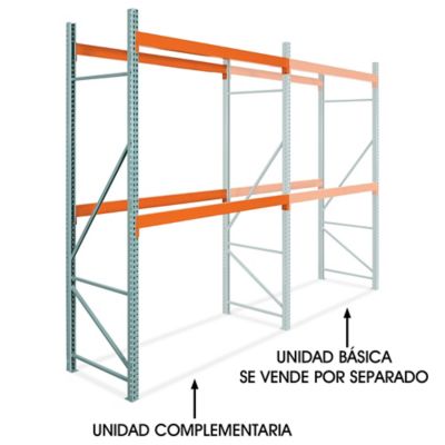 Unidad Complementaria de Racks de Uso Pesado para Tarimas - 96 x 42 x ...