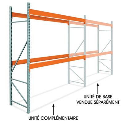 Add-On Unit for Heavy-Duty Pallet Rack - 144 x 42 x 144" H-10514-ADD