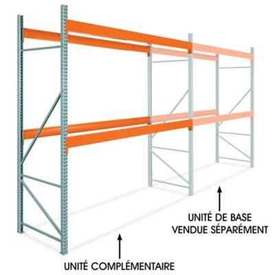 Add-On Unit for Heavy-Duty Pallet Rack - 144 x 48 x 144" H-10515-ADD