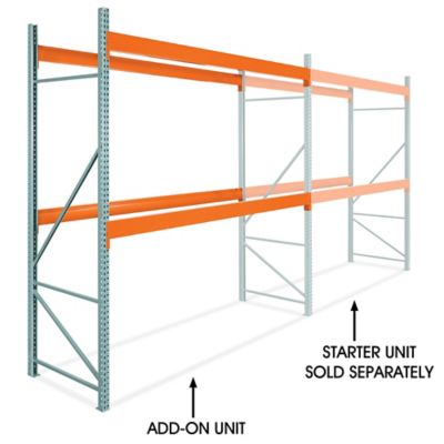 Add-On Unit for Heavy-Duty Pallet Rack - 144 x 48 x 144" H-10515-ADD
